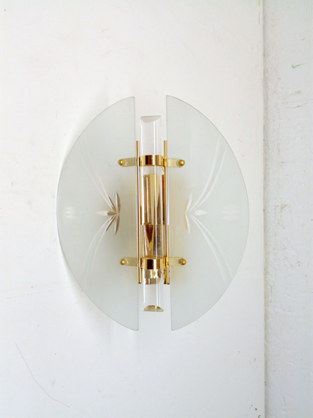 lampara aplique metal cristal 1rosca e27 28.2x26x10.3 4u